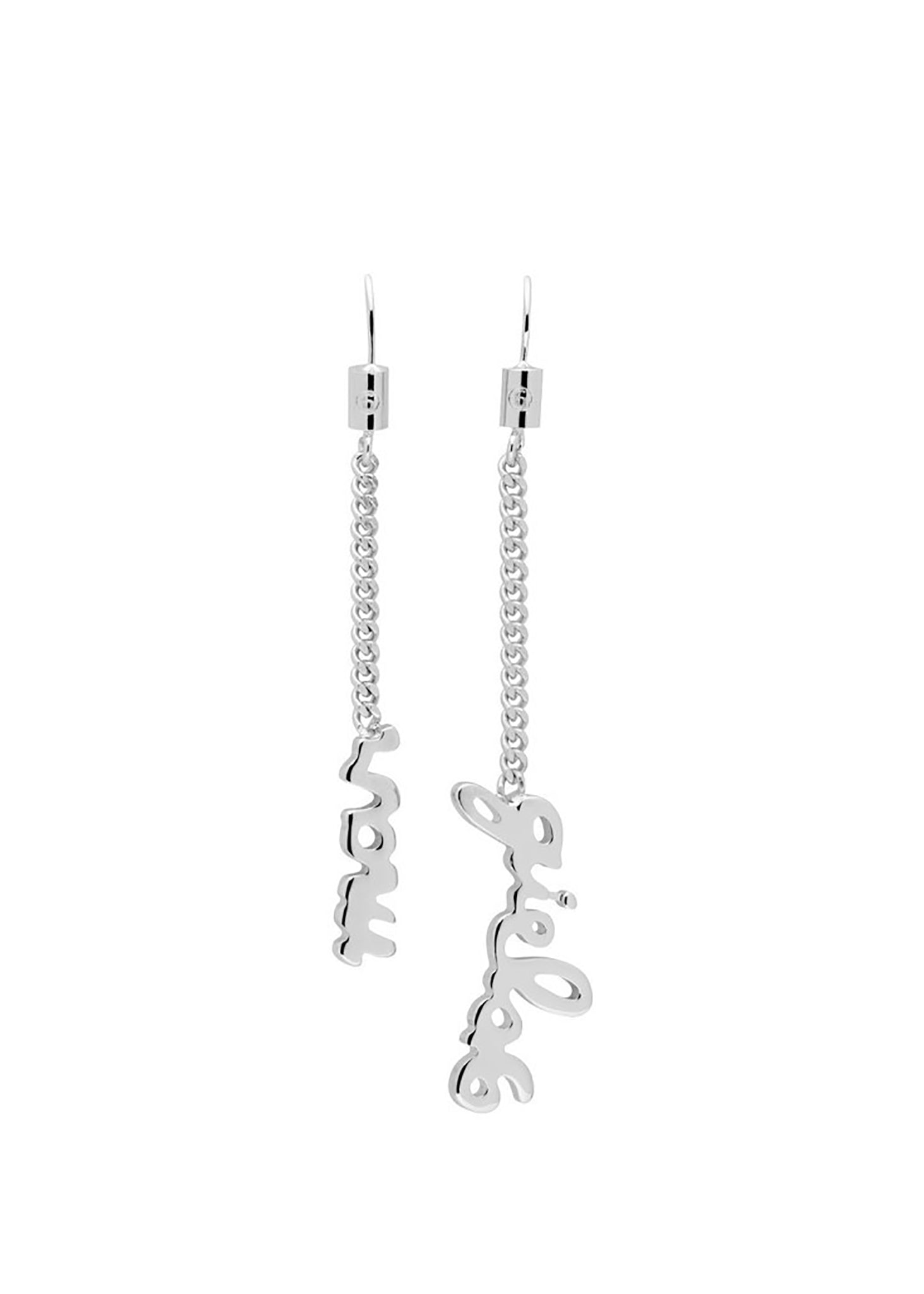 Maison Margiela Curb-Chain Drop Earrings - Gold