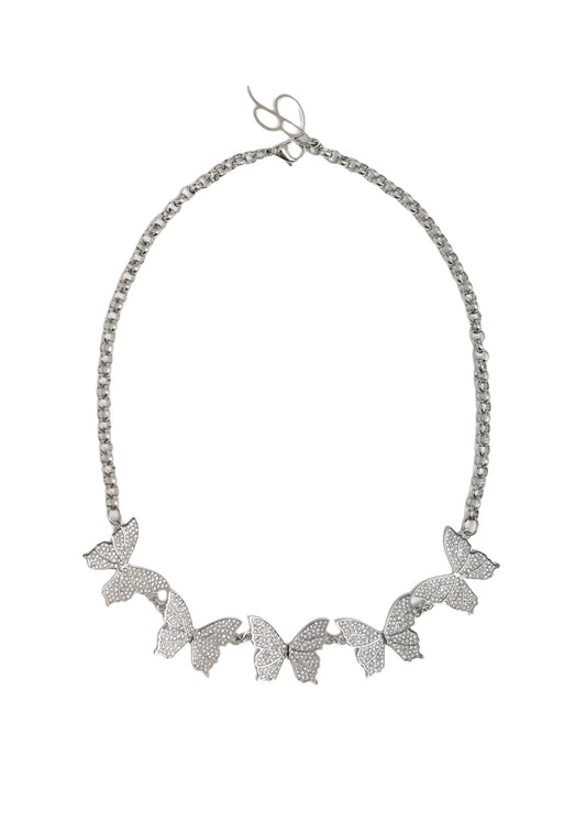 Crystal Butterfly Choker