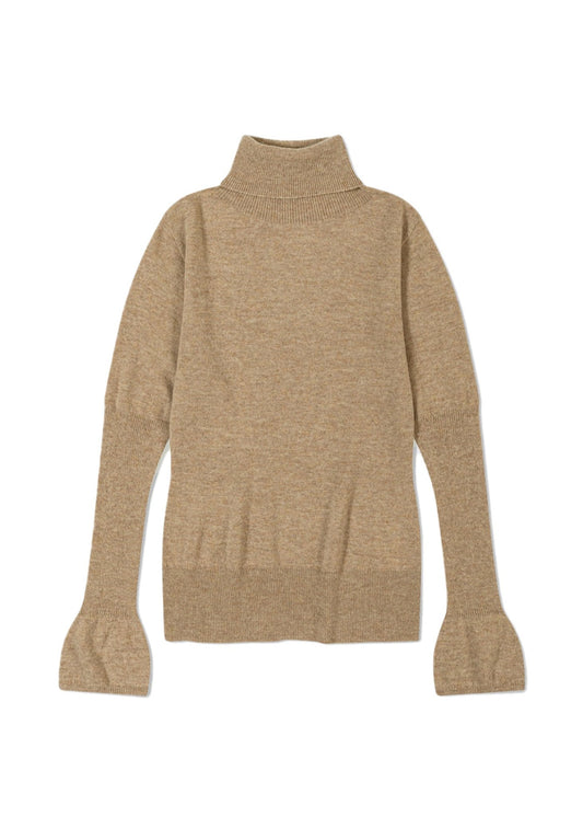 Cashmere Puff Sleeve Knit Top