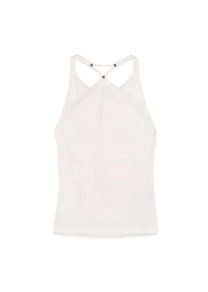 Pierced Stud Tank Top