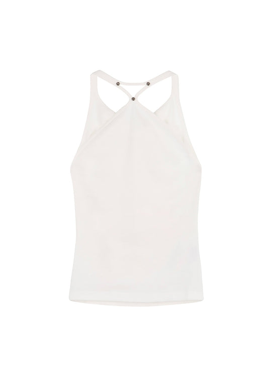 Pierced Stud Tank Top