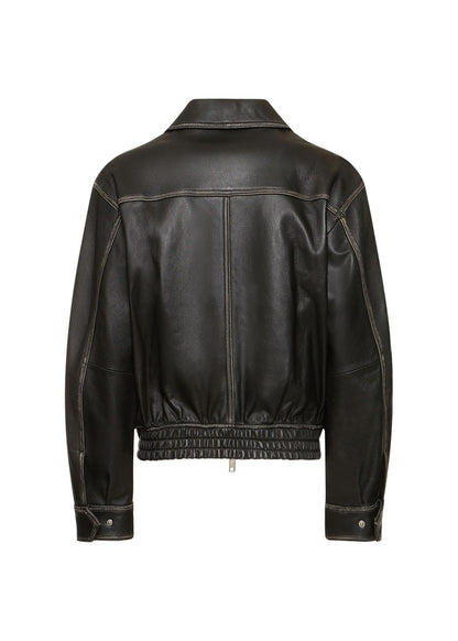 Unisex Vintage A-2 Leather Jacket