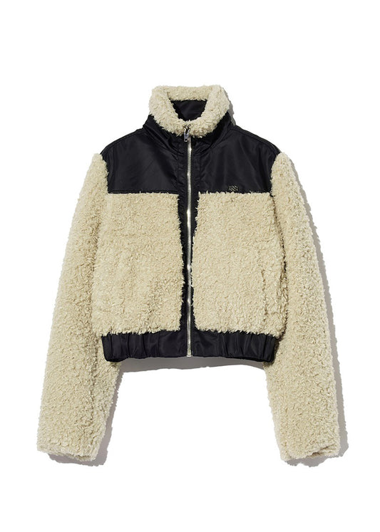 Shearling Nylon Jacket