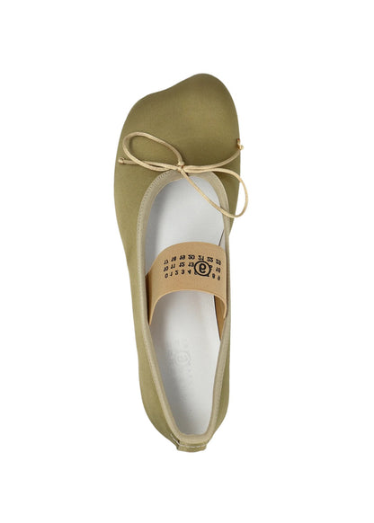 Atomic Satin Ballerina Shoes