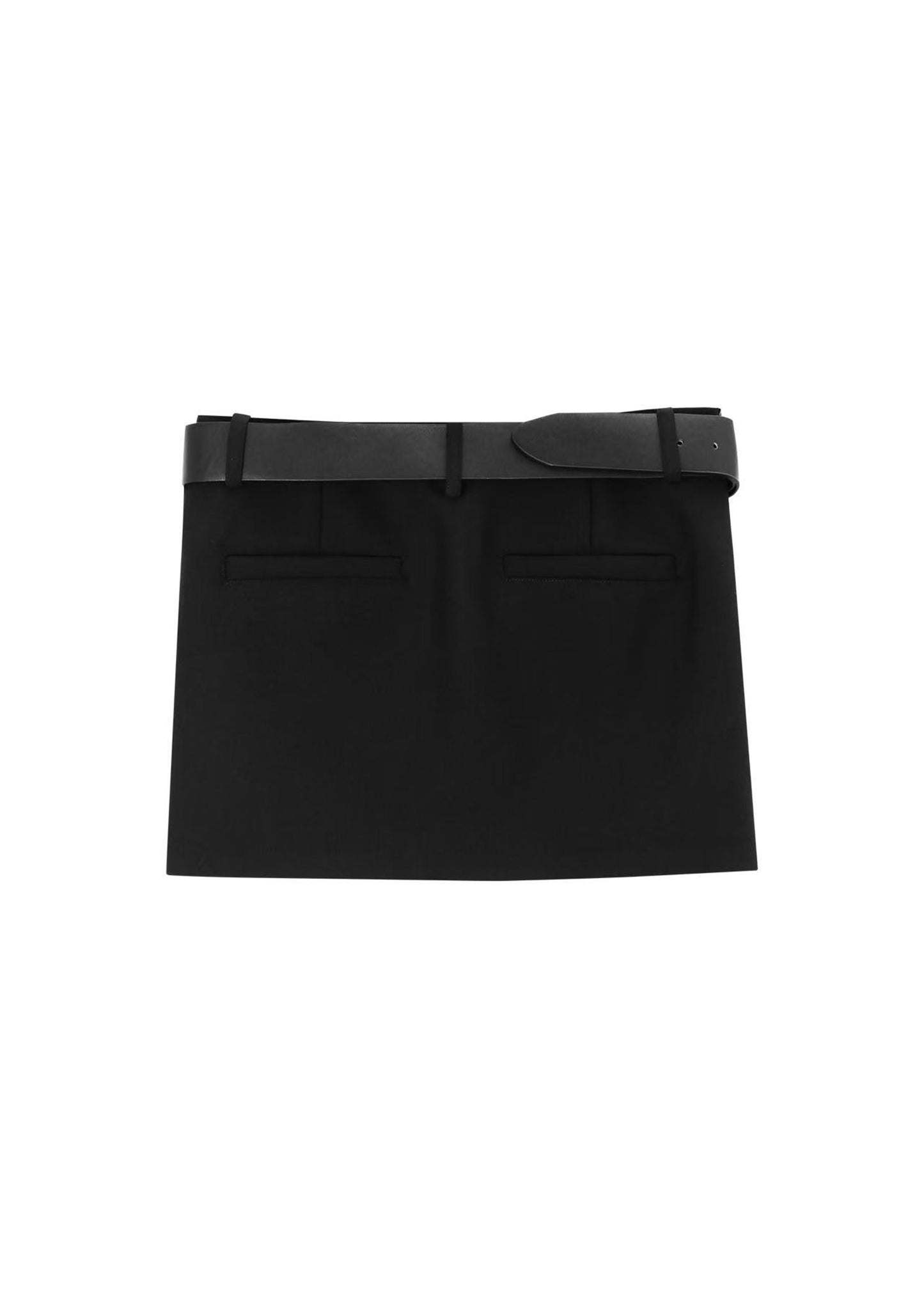 Belted Micro Skirt