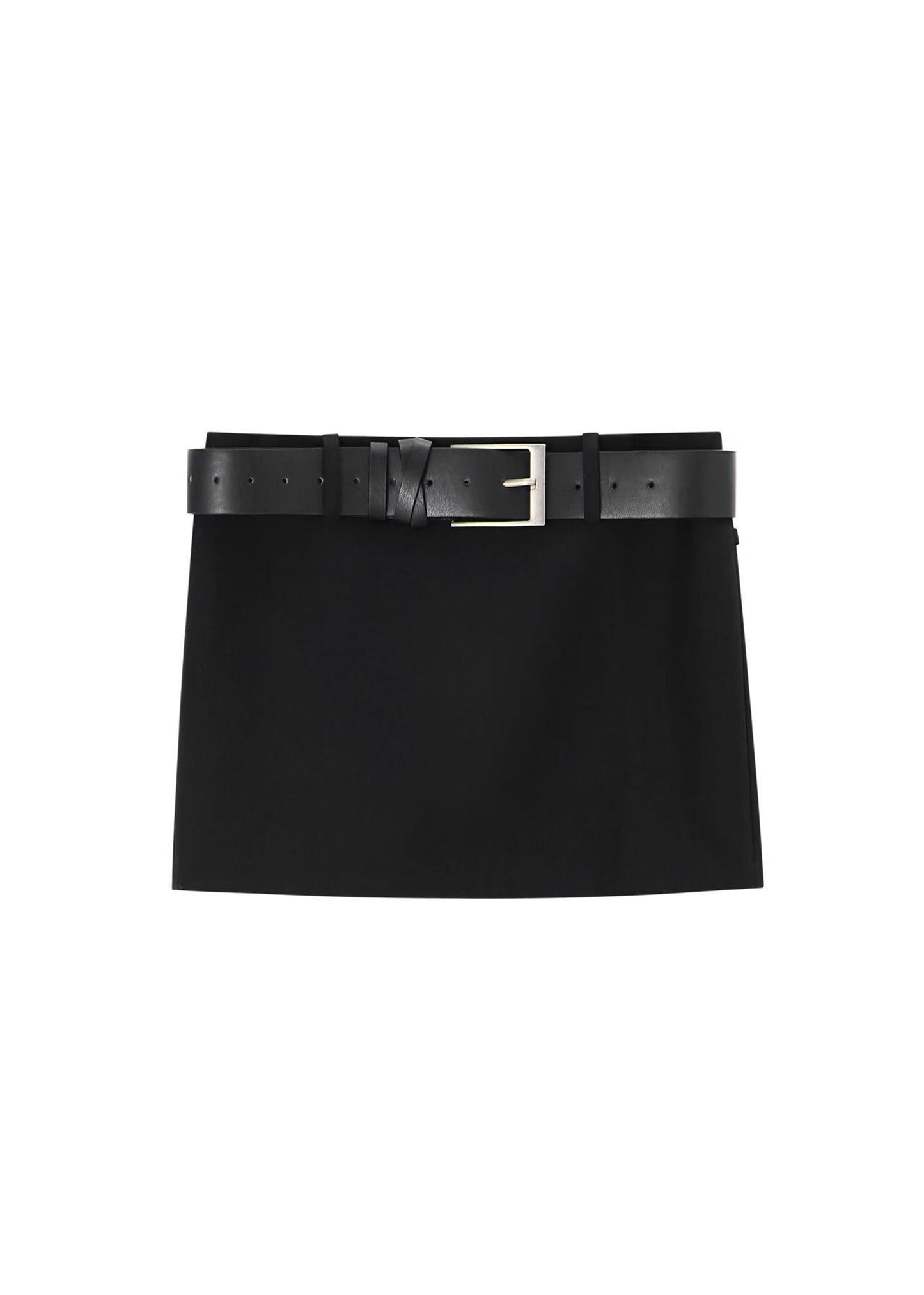 Belted Micro Skirt