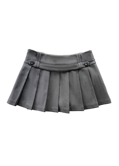 Pleated Belt Skort