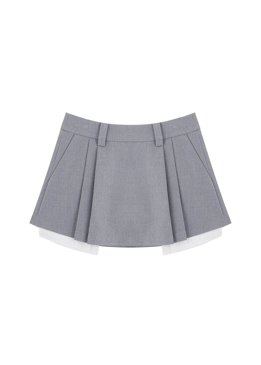 Pleated Mini Skort