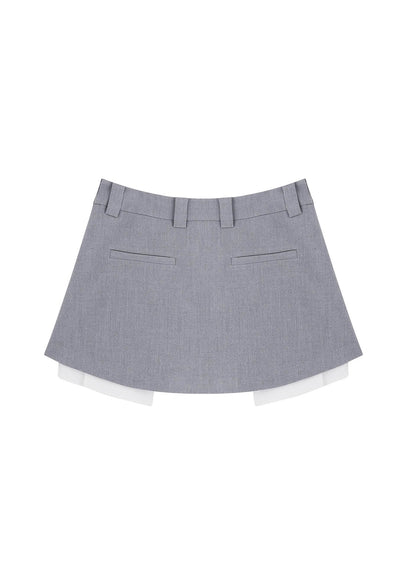 Pleated Mini Skort