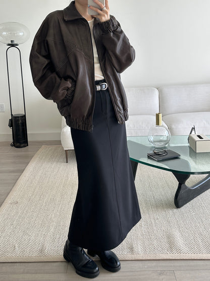 Maxi Straight Skirt