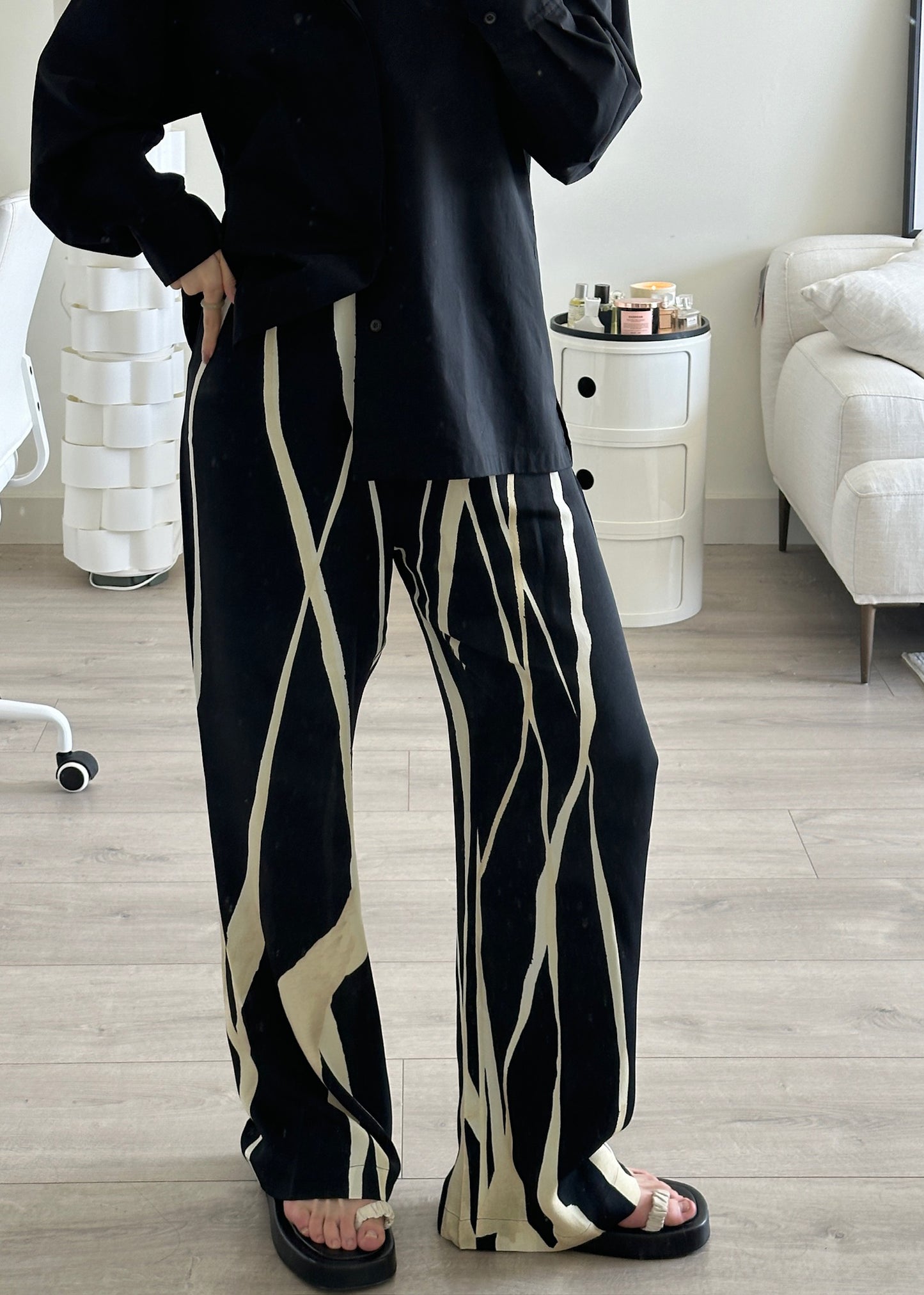 BRENDA Printed Georgette Pants