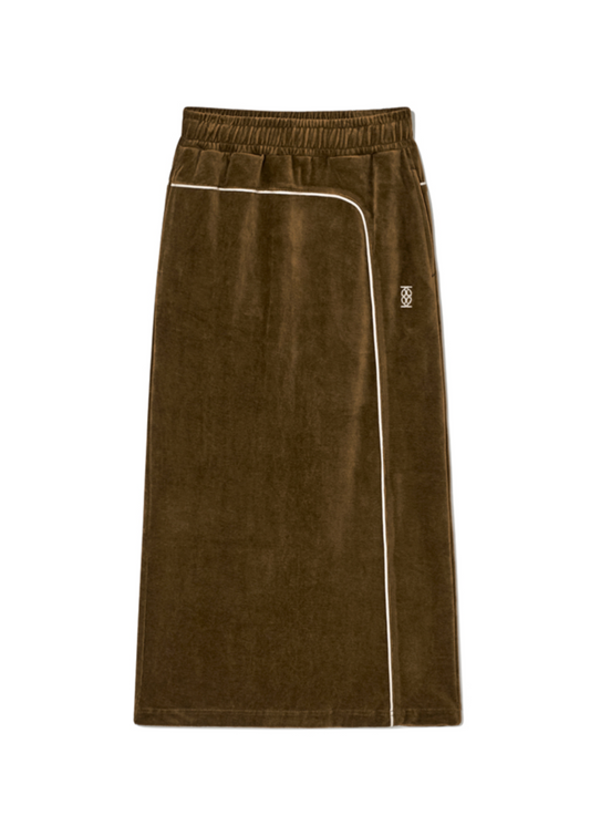 Velour Long Skirt