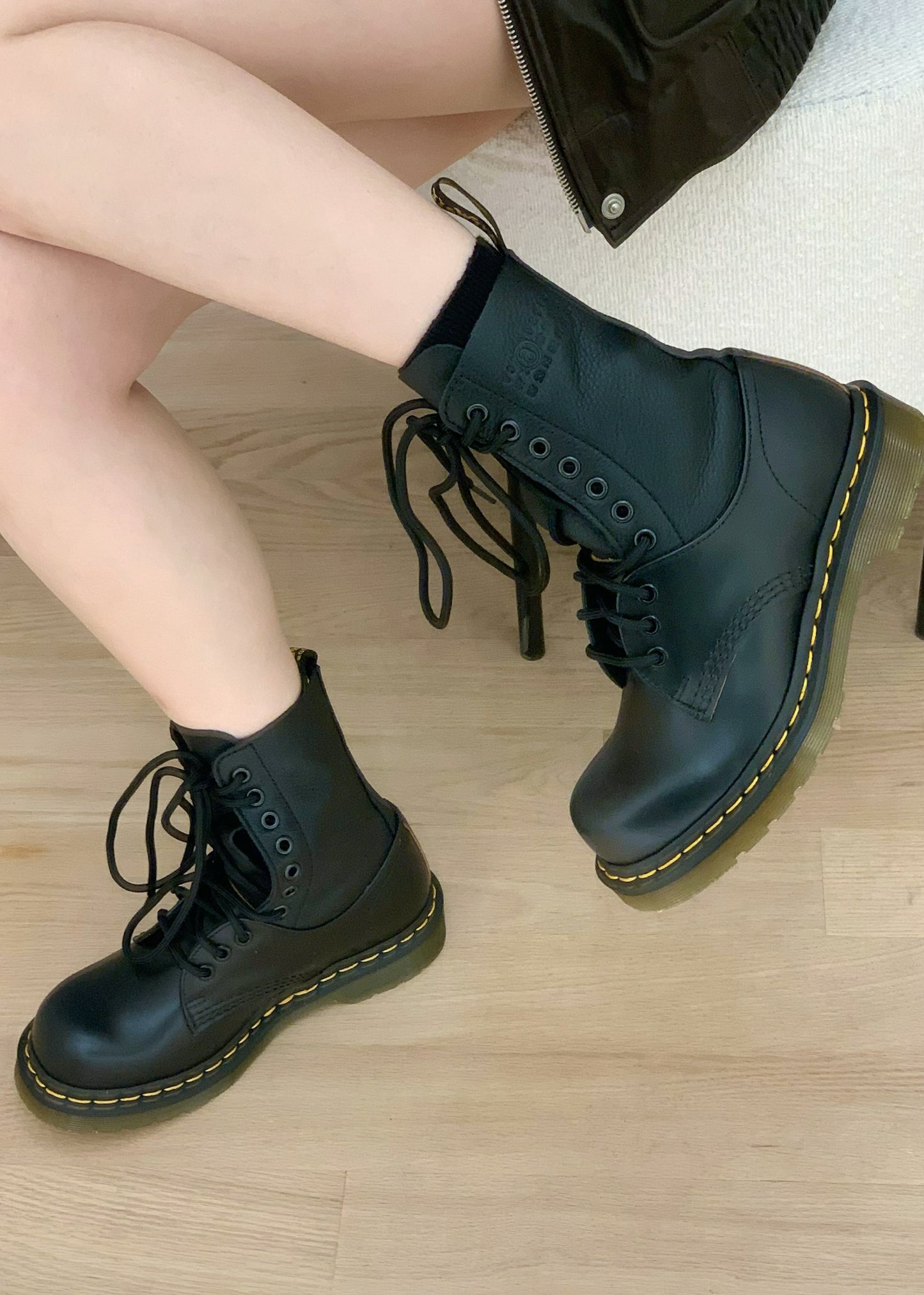 MM6 x Dr. Martens Leather Boots