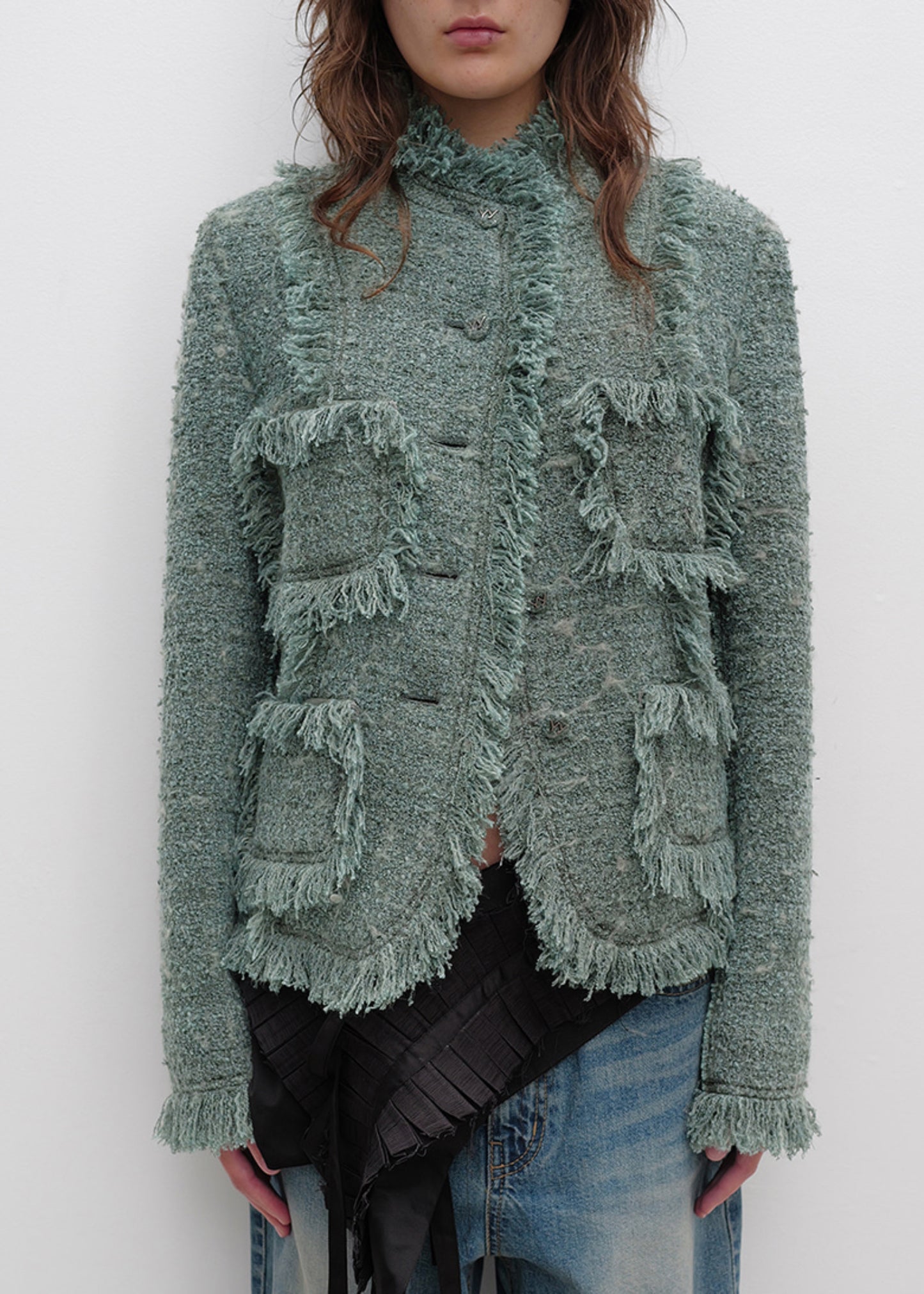 Frayed Tweed Jacket