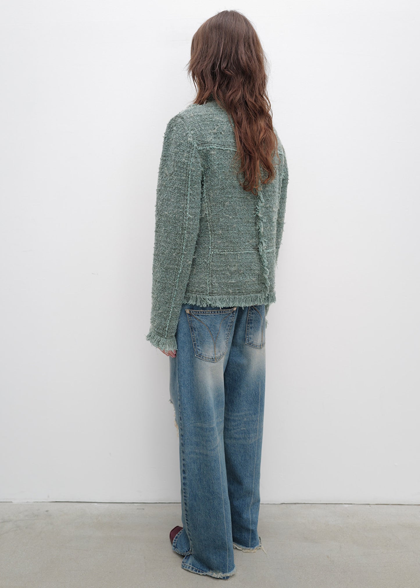 Frayed Tweed Jacket