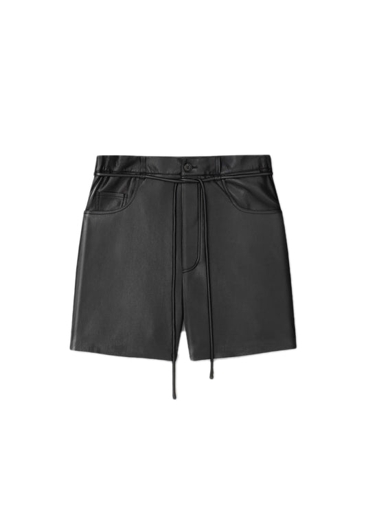 SCEPA Belted Okobor™ Alt-Leather Shorts