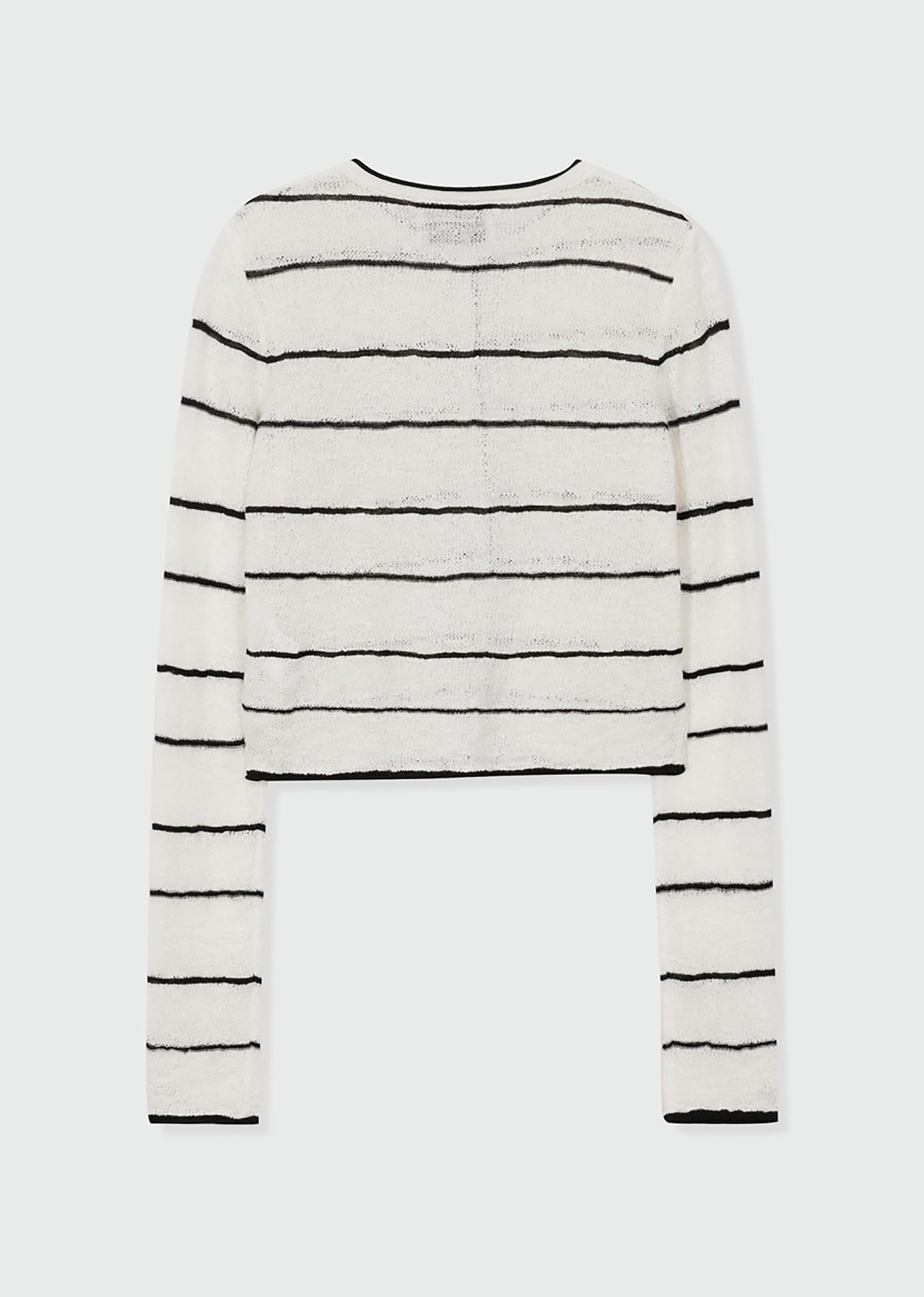 YOZO Jacquard Stripe Knit Cardigan