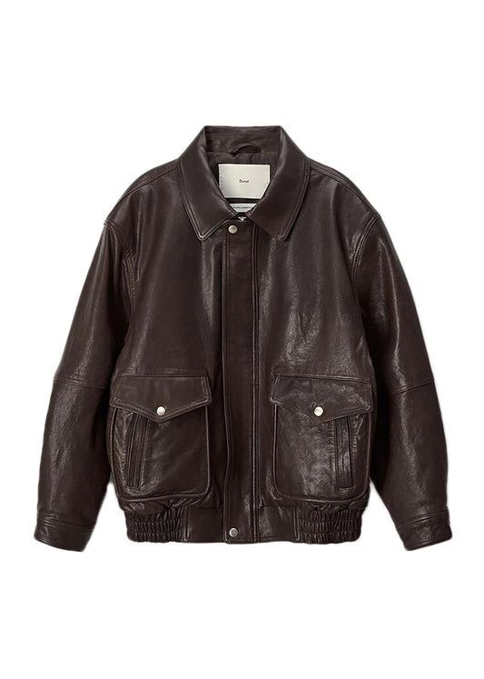 Unisex Vintage A-2 Leather Blouson