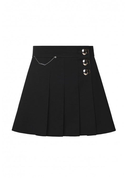 Pleated Mini Skirt