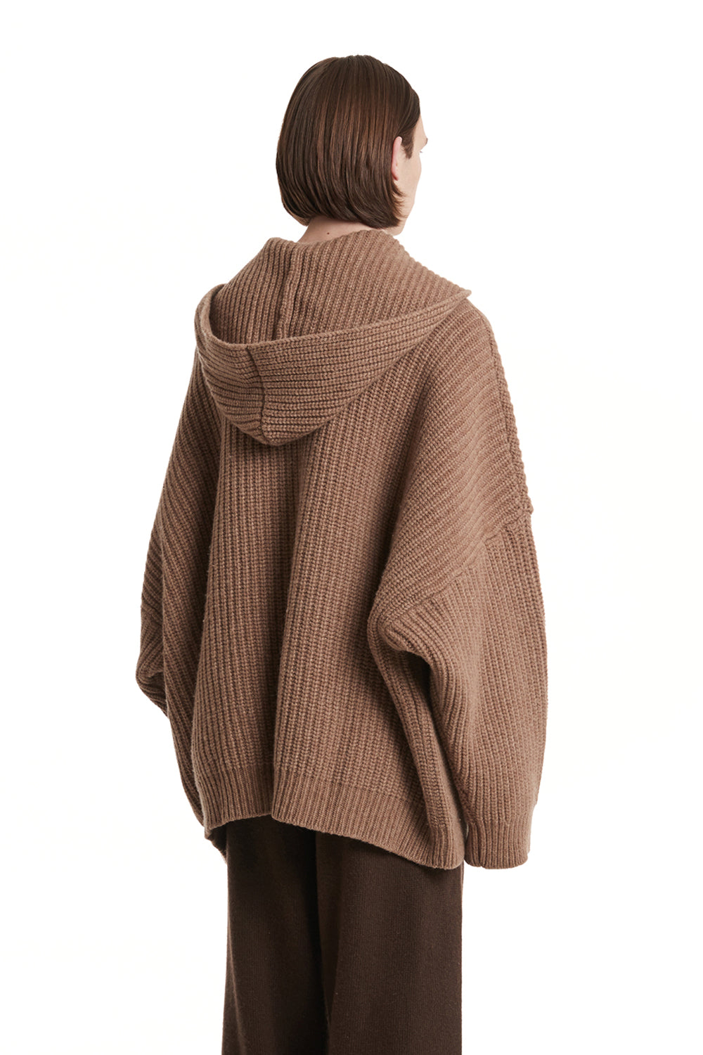 TRUNK PROJECT Brown Hoodie Knit Cardigan – Y2HOUSE