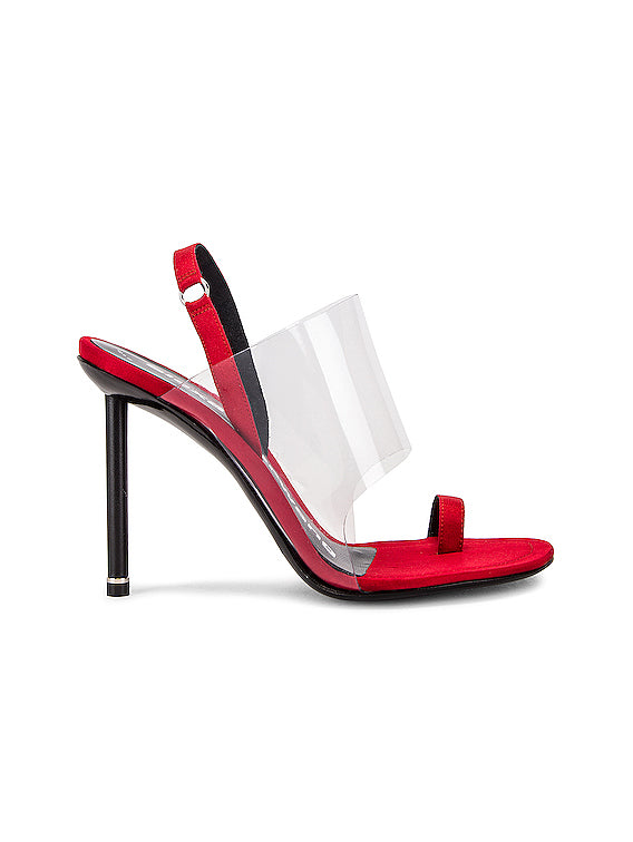 Alexander Wang Kaia Satin Heels in Red Y2HOUSE